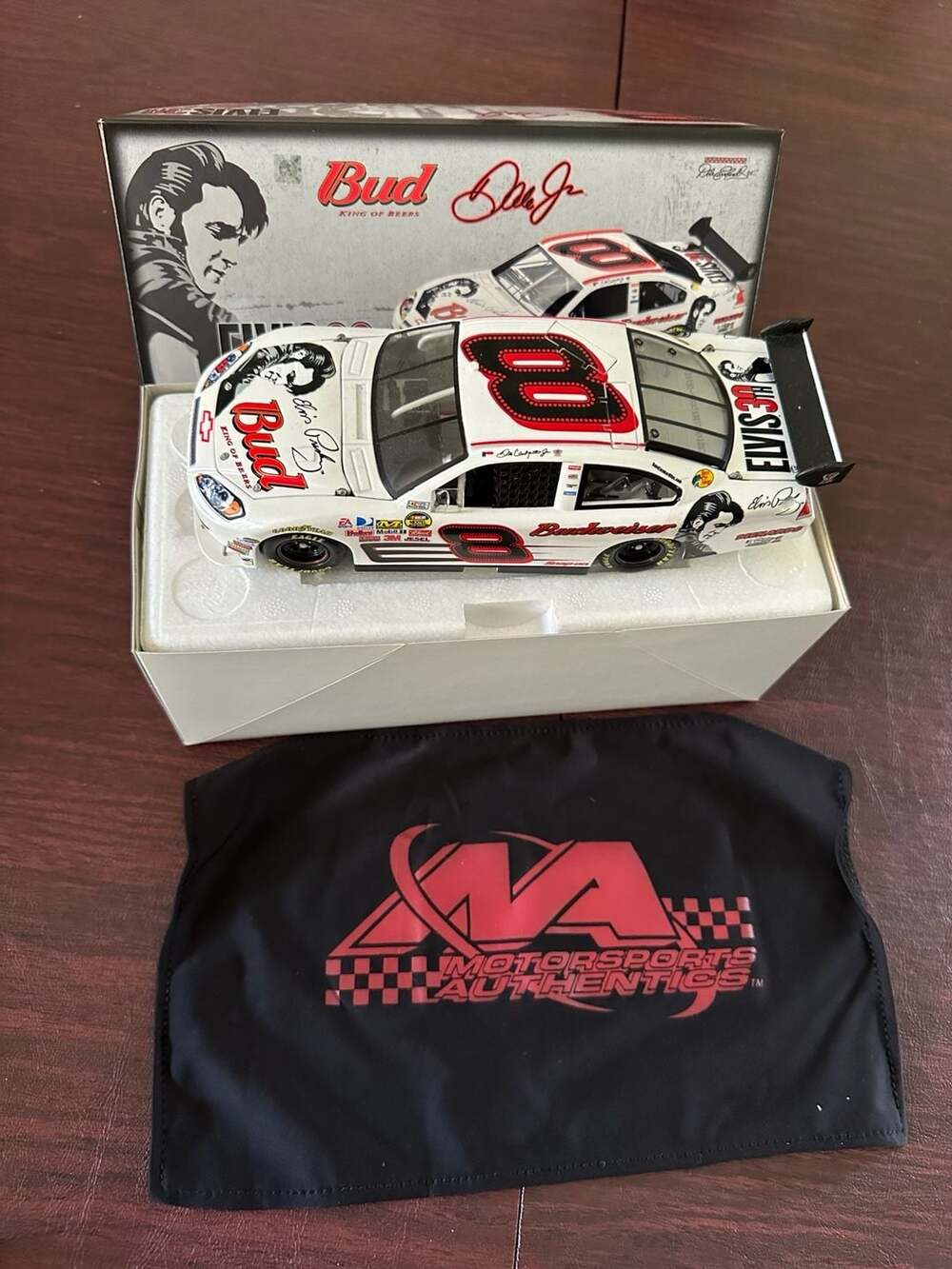 Motorsports Authentics Dale Earnhardt Jr. #8 Budweiser Elvis 30th Anniversary 1: